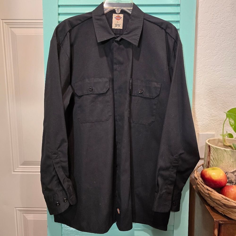 Dickies Black Long Sleeve Shirt